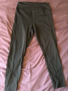 PINK Victoria's Secret Black Cropped High-Waist Leggings